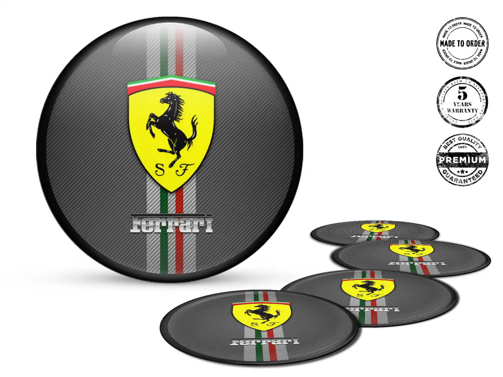 Ferrari Radembleme Ausgabe Individuelle Harz-Labels